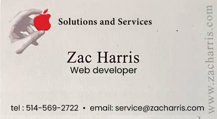 ZAC HARRIS CONTACT